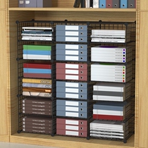 Stratified shelf kitchen in cupboard containing partition plate assembled home separator office shelf iron mesh shelf