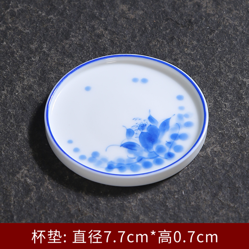 Coarse pottery teacup Joe coasters tea accessories Japanese ceramic pot mat pot bearing insulation eat mat kung fu tea set to restore ancient ways