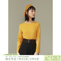 Self-coincidentally small child one-piece dress Womens spring autumn 2021 New Korean version Knitted Crash-Splicing Conspicuge A dresses