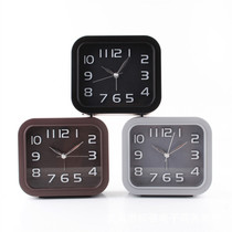 Simple fashion creative square small alarm clock Student Childrens special office Home living room Bedroom electronic clock