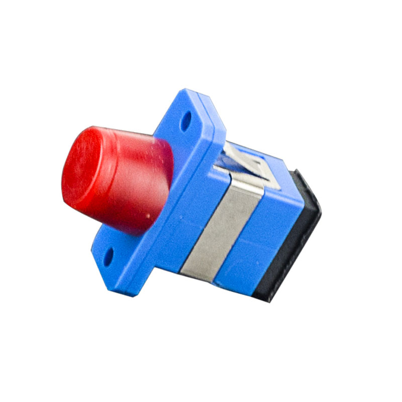sc-fc fiber optic adapter connector sc to fc adapter square turn round head flange carrier-grade fiber optic flange coupler