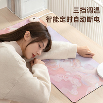 No heart heating rat pads heating warm table pads heating table pads office warmer super large electric heat computer desktop heating pads students write pads to prevent water