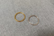 Bad garden high-end handmade leather hardware accessories Stainless steel ring circle