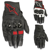 Motorcycle A Star riding genuine leather gloves Summer breathable Knights equipped with touch-screen cross-country anti-fall locomotive gloves