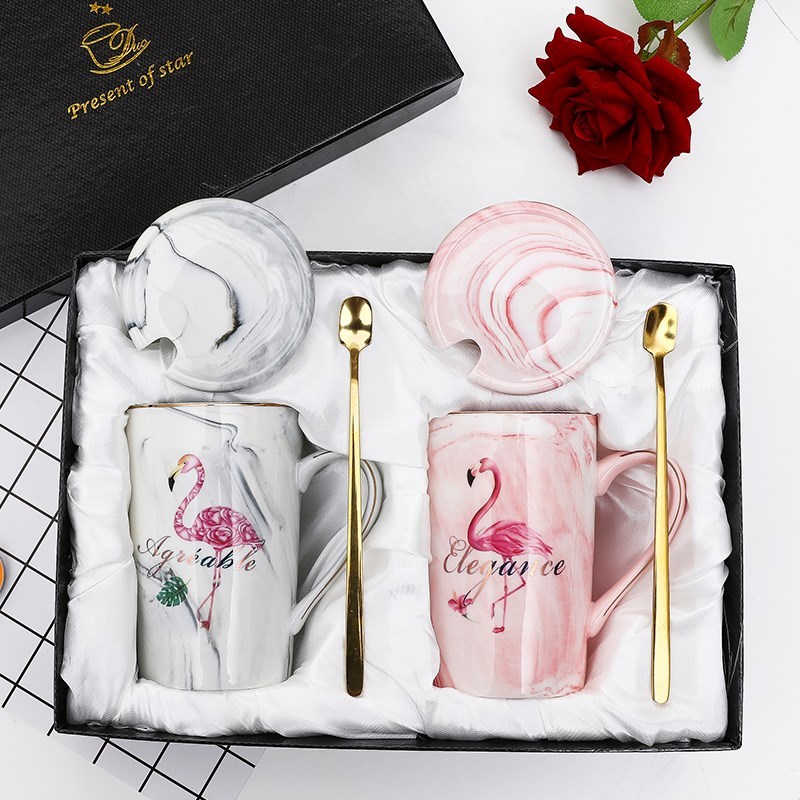 Wedding gift send the picking box gift box ins wind cup suit for ceramic mugs male gift box