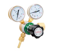 Dunyang AMFLO brass pressure reducing valve R190IN-80 nitrogen argon helium R190X-80 oxygen pressure reducer
