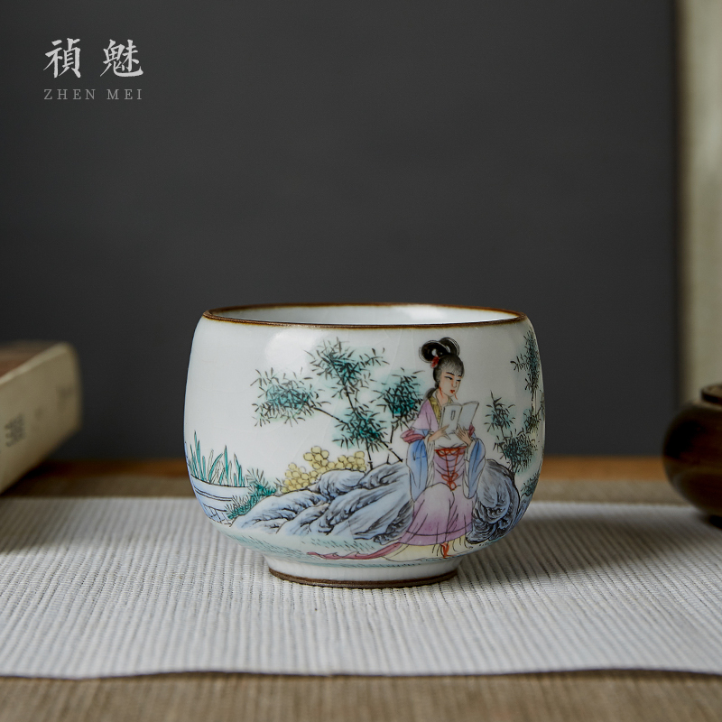 Shot incarnate your up hand - made of red chamber chun plumcakes with jingdezhen ceramic cups kung fu tea cup sample tea cup master list