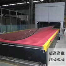 3C bending steel SGPVB laminated hollow low-e partition large long curved arc small radius curtain wall glass customization