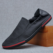 Sails Cloth Shoes Mens 2022 New Summer Breathable Casual Shoes Mens Foot Pedal Old Beijing Cloth Shoes Mens Driving Shoes