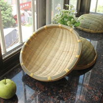 50 cm bumps bamboo round and hollow - free household taoming basket fruit dish blue steamed basket asphalt