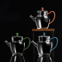 A teapot tea maker tea set Japanese household small filter bubble teapot small flower teapot tea set