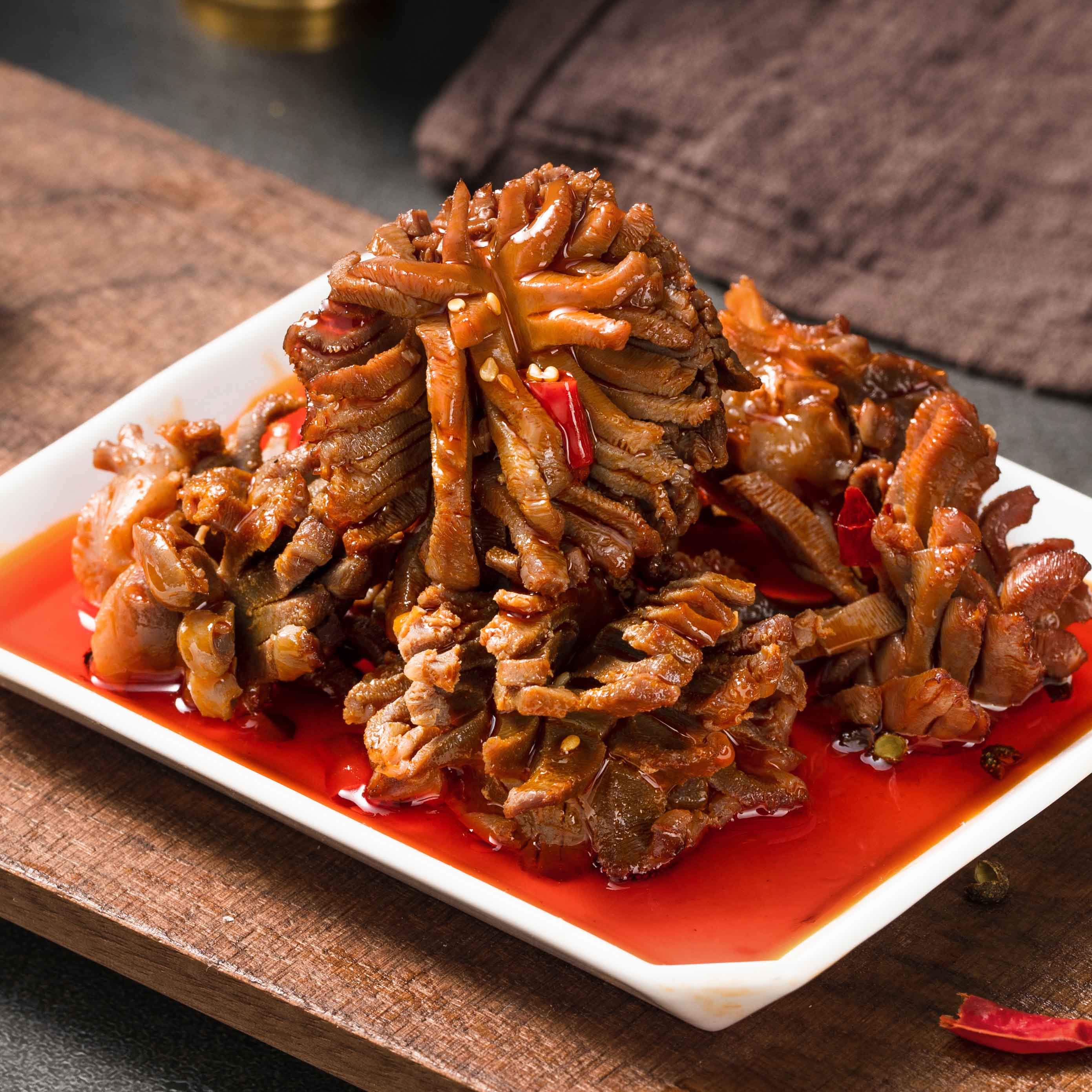 五级孤独麻辣鸡胗开袋即食零食