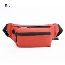 Day Faculty Men and women Pure Chest Bag Waterproof Pocket Leisure Outdoor movement Inclined Satchel Korean version Trend riding bag