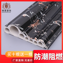 Stone plastic line European living room background wall elevator door cover window cover imitation marble stone decoration edge strip x15