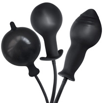 Separate wearing inflatable anal plug penis female posterior sex toys gay chrysanthemum anus super large anal expander