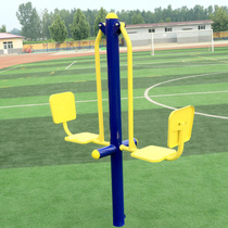 Outdoor path double sitting Pedal trainer Community Fitness Equipment double three seat pedal four seat pedal pedal