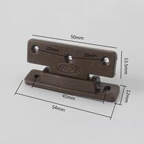 Plastic spring hinge Old-fashioned door hinge Flat hinge door dustproof strip hinge Plastic cabinet door hinge Large cabinet