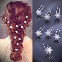 U-shaped clip hairpin hairpin small hair Fork hair accessories hairclip head accessories hair curler hairpin flower arrangement