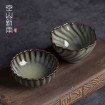Kongshan Xinyu Master Cup Single Cup personal Longquan celadon kung fu tea set made Cup ceramic tea bowl