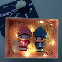 Birthday gift girls send girlfriends boys classmates graduation creative practical gift boxes night lights ornaments girls hearts