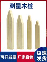 RTK survey lofting wooden pile coordinate fixed-point mark surveying boundary pile survey total station dotting positioning wooden pile