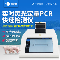 Fluorescence quantitative pcr detector African swine fever detector pcr instrument kit card real-time enzyme label analyzer