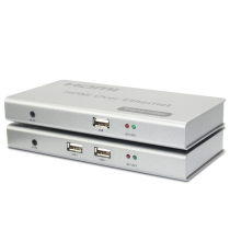 HDMI network cable extender 120m network transmitter distributor 1 network port with USB connection KVM keyboard and mouse