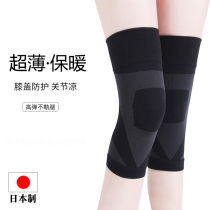 Japanese knee cover warm female male leg guard old cold leg autumn and winter thin paint joint sheath air conditioning room cold Sports