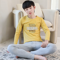 Young Students Autumn Clothes Autumn Pants Men Pure Cotton Linen Lining Pants Suit All Cotton Thin Underpants Warm Underwear Elastic Cotton Sweater