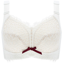 Lady no steel ring large size large breasted bra with small whole cups bra thin collection of breast milk bra GIJ cup fat mm300 catty