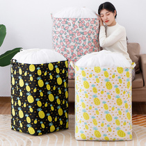 Canvas quilt storage bag moisture-proof and mildew-proof moving special clothes finishing bag large capacity storage basket