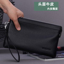 Hand Bag Mens clutch bag clutch bag hand bag head layer cowhide leather leather large capacity business leisure new wrist bag