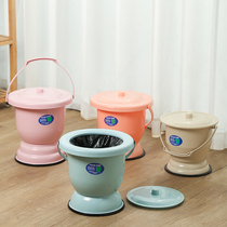 Urine Bucket Home Bedroom Urinating Deodorant Pregnant pregnant woman Hand old ati style woman with cover spittoon night urine pot urinals