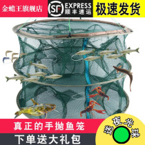 Fish Nets Ground Basket Fish Dragon Ground Nets Fish Cage just cant get in big numbers The nets catch fish for the full set of catch crab shrimp