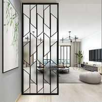 Nordic Creative Glass Screen Divided Living Room Modern Simple Entering Door Wall Bedroom to Block Household Small Household Types