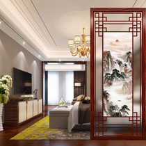 Custom modern simple new Chinese style art glass partition wall Living room home improvement screen Bedroom block home entrance