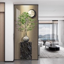 Home entry bedroom entrance glass screen partition simple modern living room entrance blocking bed hygiene toilet