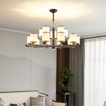 New Chinese style all copper chandelier living room lamp 2020 new Chinese style modern simple luxury bedroom restaurant lamps