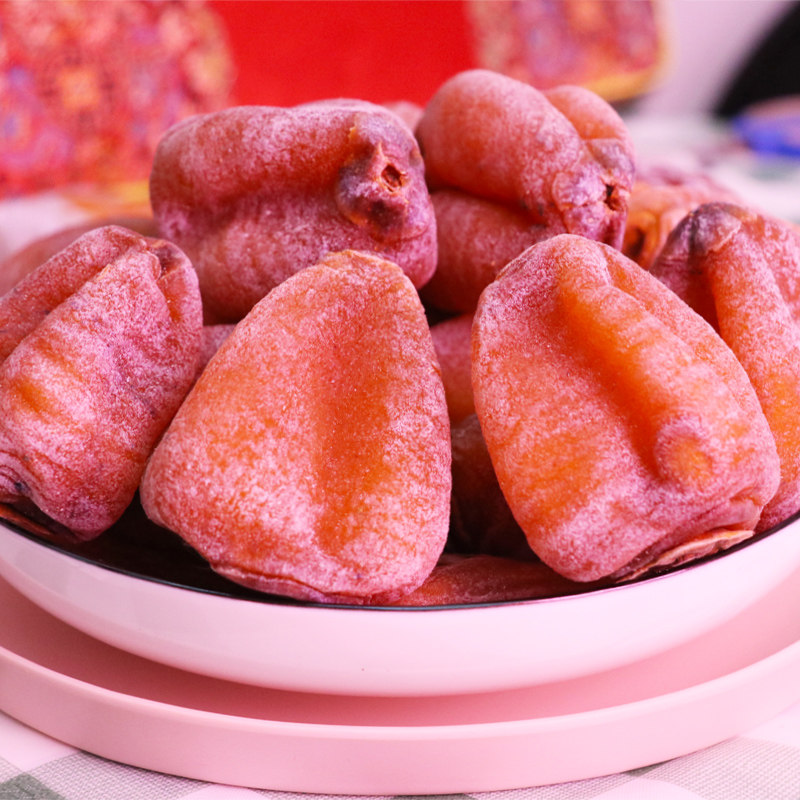 柿饼独立小包装农家吊柿饼5斤装霜降柿子饼特级非陕西富平柿饼子