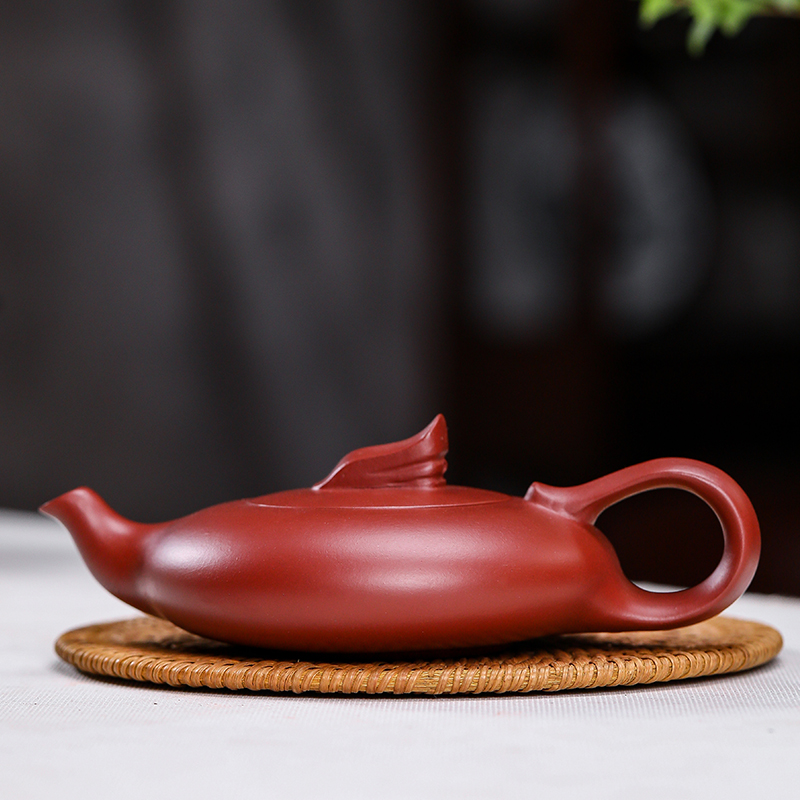 Yixing it pure manual teapot kung fu tea set smooth dahongpao bayonet 160 ml