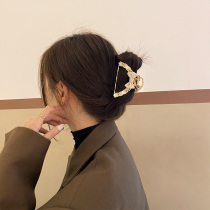 Bow hairclip hair accessories ball head fabric metal grab clip back of the head clip plate French small exquisite simplicity