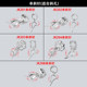 S925은 보석 펜던트 버클 실버 버클 헤드 DIY 액세서리 여성 비스듬한 구멍 평화 버클 펜던트 클램프 버클 S925은 보석 펜던트 버클 실버 버클 헤드 DIY 액세서리 여성 비스듬한 구멍 평화 버클 펜던트 클램프 버클