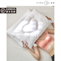 Cotton soft velvet velvet neck pillow core cotton pillow hotel household adult single double love pillow to help sleep