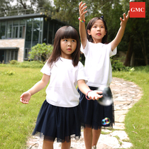 GMC silk soft cotton round neck mens and womens childrens same cotton comfortable short-sleeved T-shirt 2020 summer childrens clothing casual top