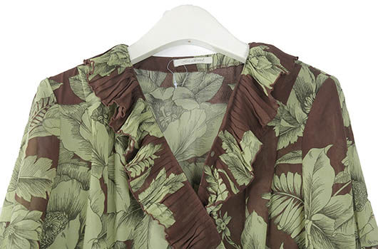 文艺复古甜美直筒长连衣裙6 编号007528春夏装复古古着vintage连衣裙