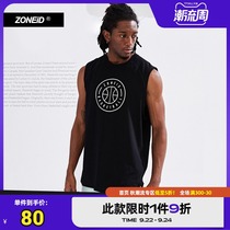 ZONEID new basketball sports vest mens tide training competition leisure quick-drying sleeveless jersey top