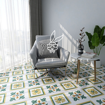 Nordic style color retro parquet tiles Bathroom Bathroom non-slip floor tiles Kitchen dining room wall tiles 200*200