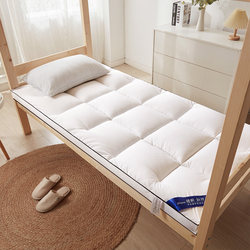 Thick feather velvet mattress soft college dormitory dormitory mat single bunk bed foldable rental special