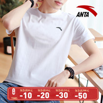 Anta short sleeve T-shirt mens summer 2021 New Spring quick-drying loose leisure sports T-shirt half sleeve official website flagship
