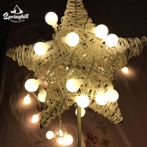 Outdoor camping lighting USB charging camping tent Birthday party decoration atmosphere light LED waterproof small string light